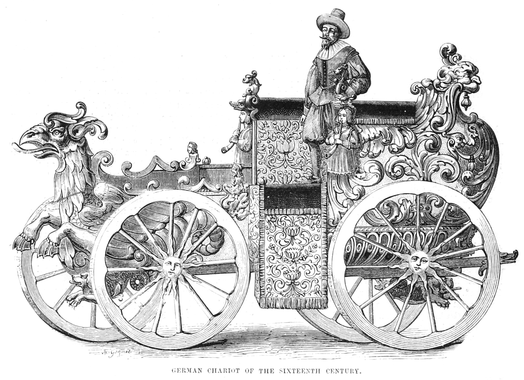 German Chariot of the Eighteenth Century