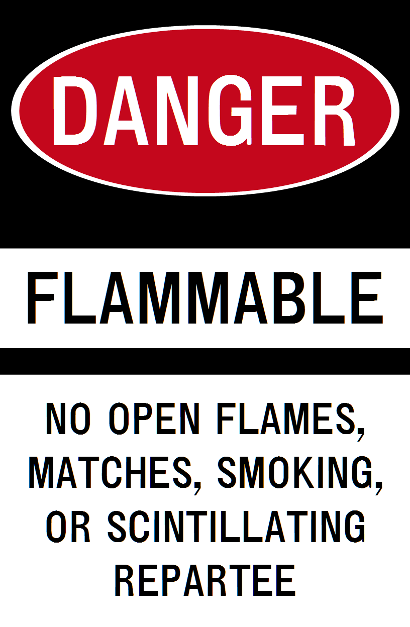 DANGER FLAMMABLE