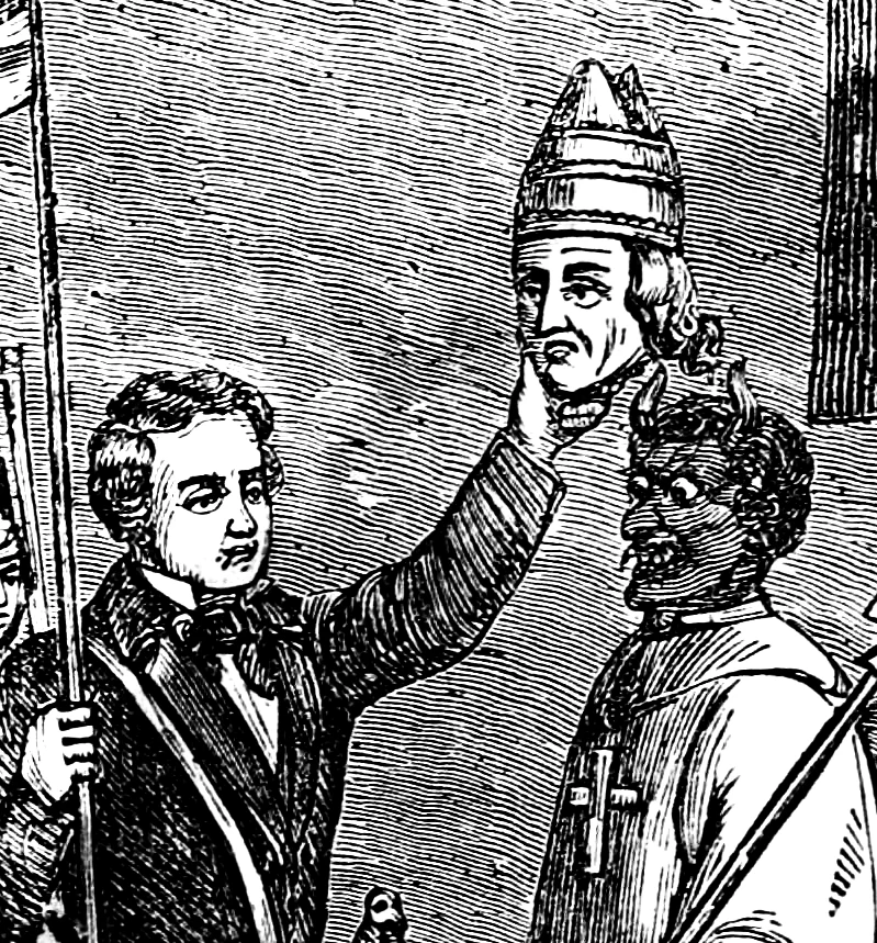 Removing the pope’s mask to reveal Satan underneath